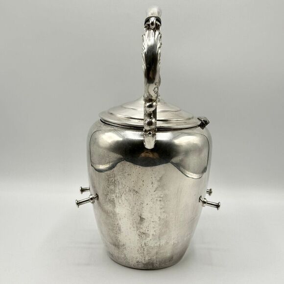 F B Rogers Vintage 19th Century Silver Plated Tilting Teapot No Stand - Picture 6 of 13